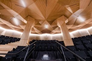 frit lines horz 2x4 birds Ioulietta Zindrou–Technopolis Auditorium
