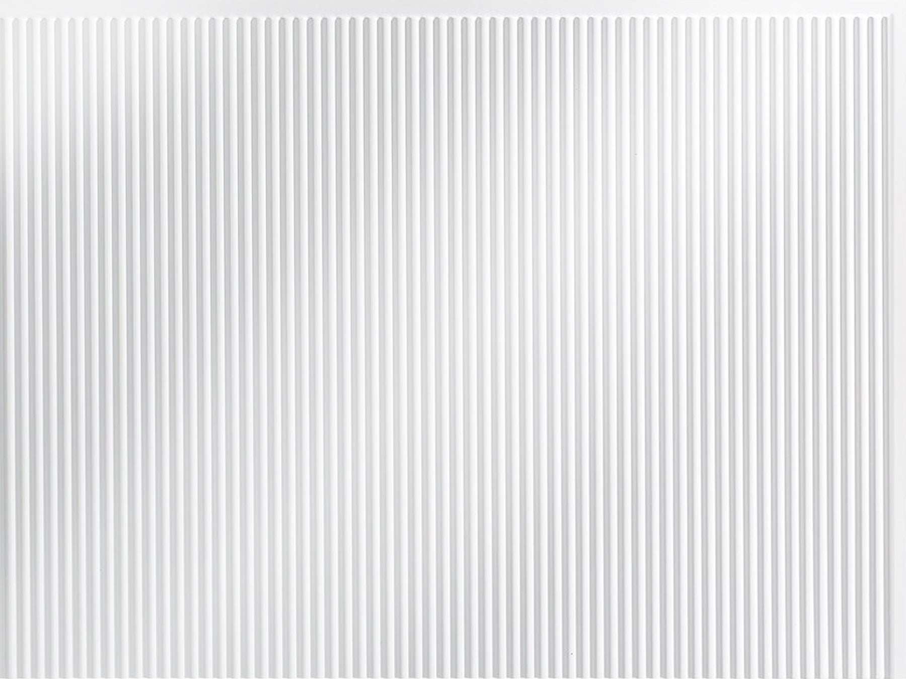 Rib 1 backsplash panel in Gloss White