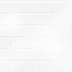 Subway Tile backsplash panel in Gloss White
